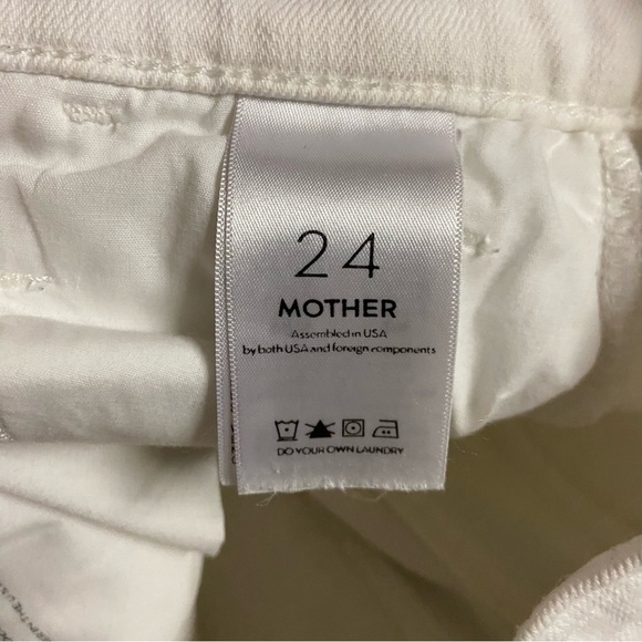 MOTHER The Lace Up High Waisted Dazzler Ankle Chew Jeans Size 24 - Picture 4 of 13